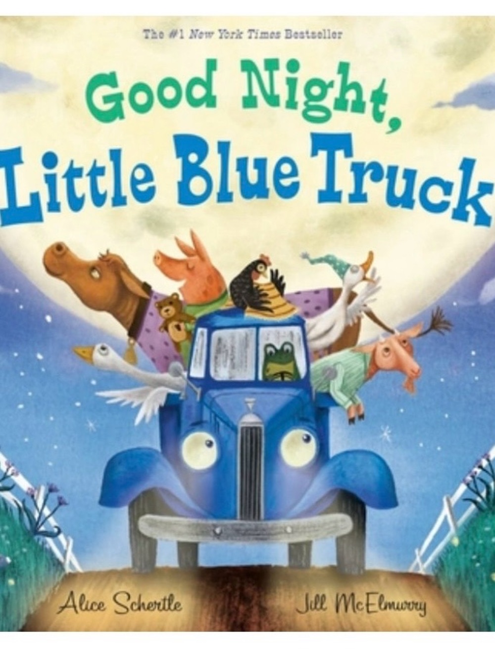 Good Night, Little Blue Truck - Blue Kids Toy Book Hardcover